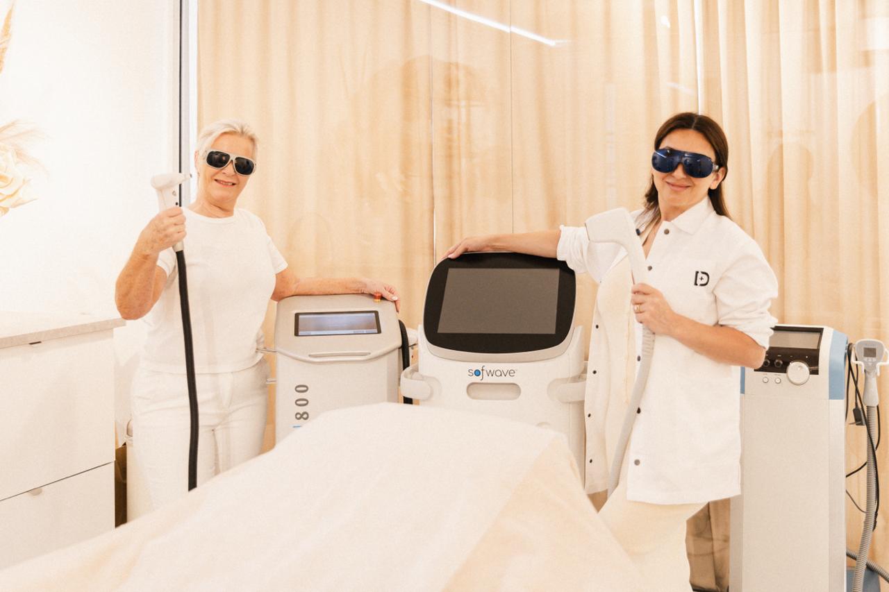Konsultation och laserutrustning på HBC